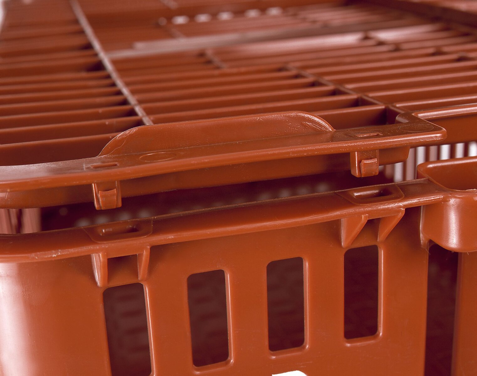 Poultry transport crate detail