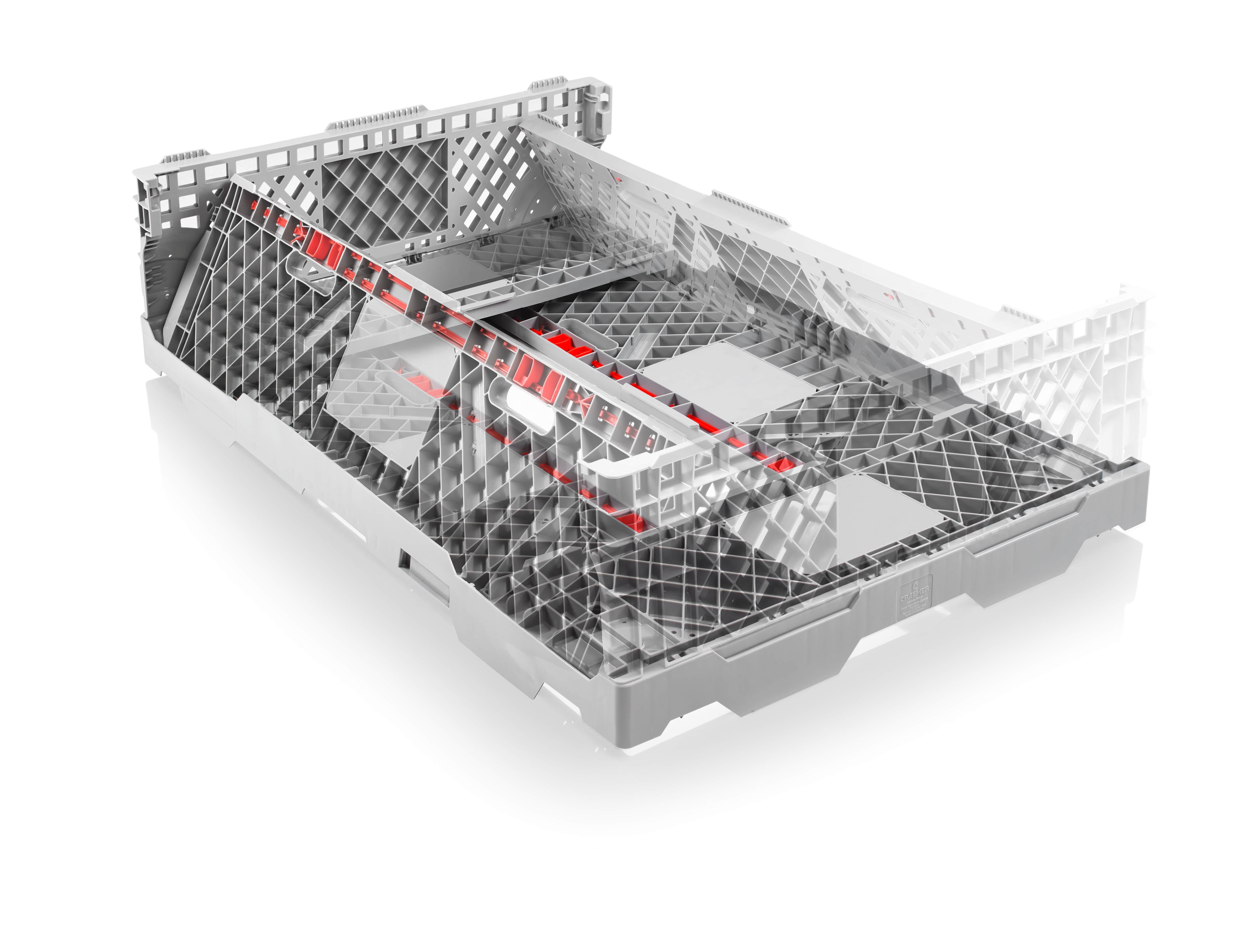 Visualisation of the foldiung function of the CC1 Pallet Collar